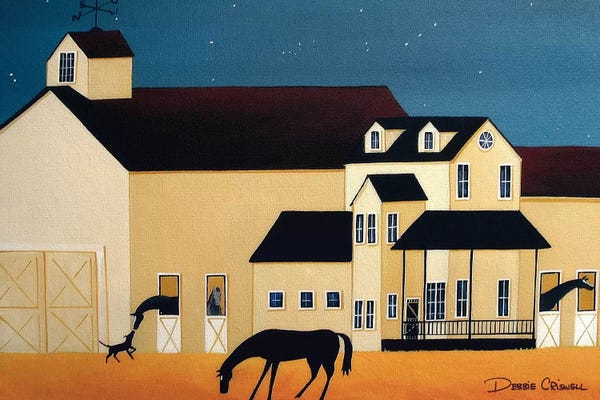 Debbie Criswell: Starry Skies At The Farm by Debbie Criswell
