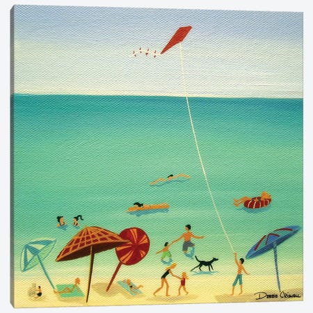 The Beach Canvas Print #DEC99} by Debbie Criswell Canvas Print