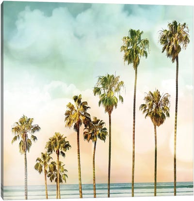 Beach Palms I Canvas Art Print