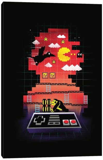 Entertainment Classic Collection Canvas Art Print - Donkey Kong