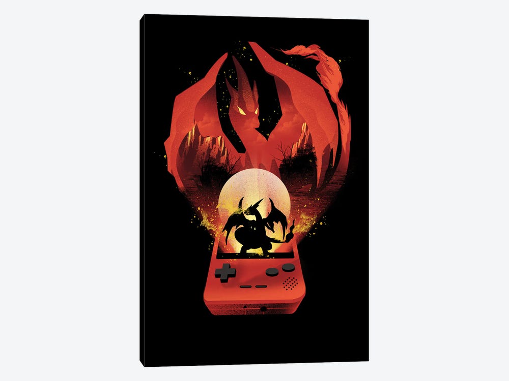 Red Pocket Gaming Collection by Dan Elijah Fajardo 1-piece Art Print