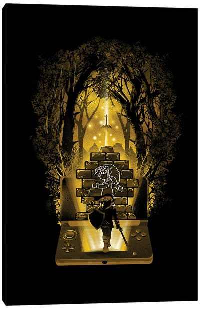 The Legend Between Worlds Collection Canvas Art Print - Video Game Art