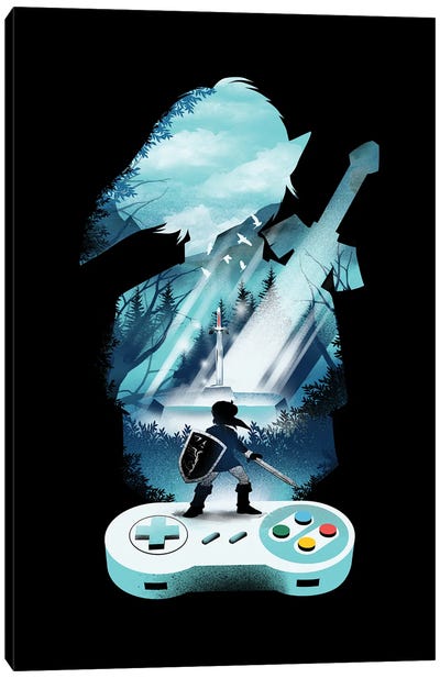 The Legends Past Collection Canvas Art Print - Limited Edition Video Game Art
