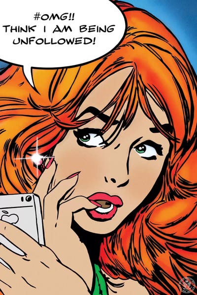 OMG by D13EGO framed canvas print