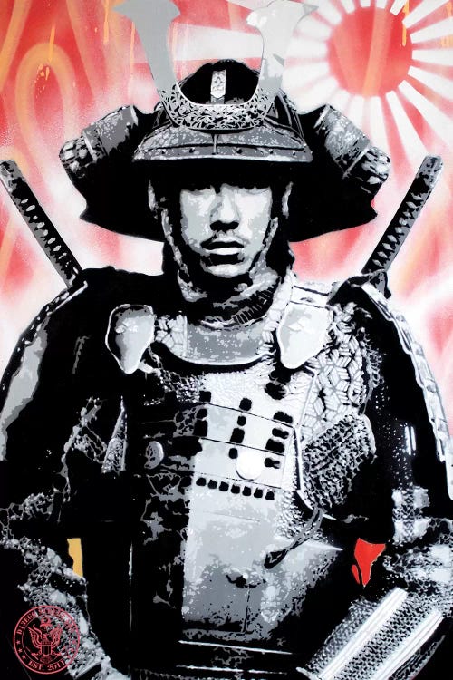 Sunrise Samurai by D13EGO wall art