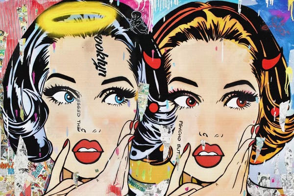 Similar To Andy Warhol: Yin & Yang by D13EGO