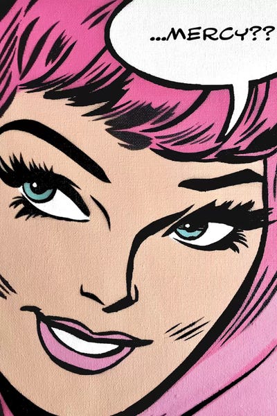 Mercy?? by D13EGO framed canvas print