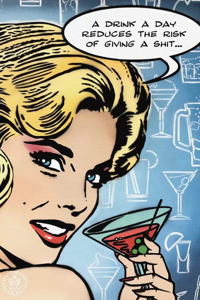 Witty Humor: A Drink A Day by D13EGO