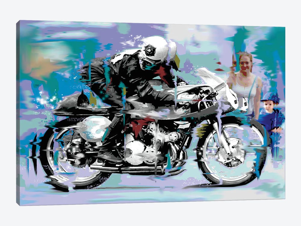 Speed by D13EGO 1-piece Canvas Wall Art