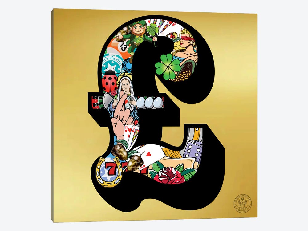 Lucky Pound by D13EGO 1-piece Canvas Wall Art
