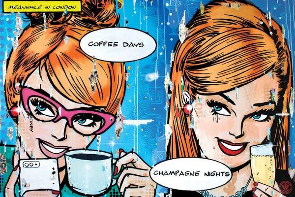 Similar To Roy Lichtenstein: Coffee Days, Champagne Nights by D13EGO
