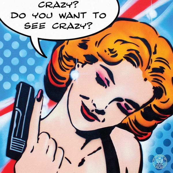 Pop Art: Crazy by D13EGO