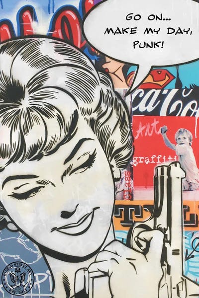 Similar To Roy Lichtenstein: Punkette by D13EGO