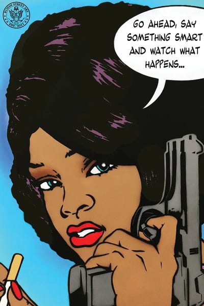 Similar To Roy Lichtenstein: Go Ahead (Turquoise) by D13EGO