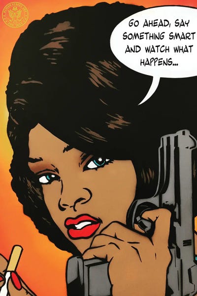 Similar To Roy Lichtenstein: Go Ahead (Orange) by D13EGO