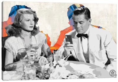 Casablanca Canvas Art Print - Romance Movie Art