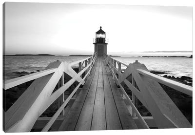 Marshall Point Lighthouse Canvas Art Print - Gray Art