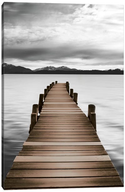Mountain Jetty Canvas Art Print - Color Pop Photography