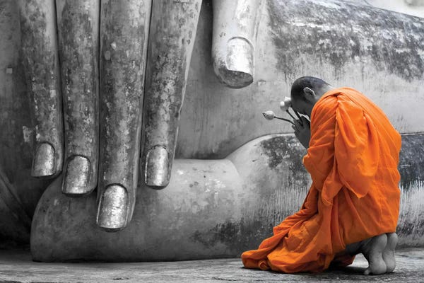 Monks: The Offering by Danita Delimont