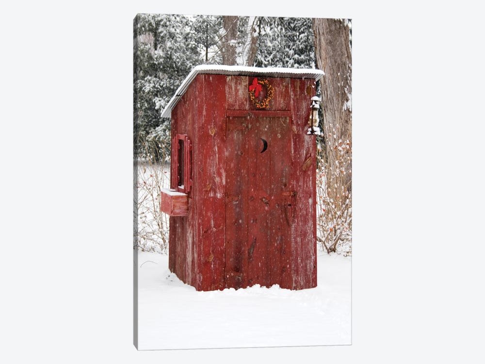 Holiday Outhouse by Danita Delimont 1-piece Art Print