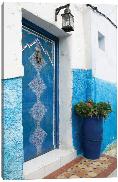 Morocco Door Canvas Art Print - Moroccan Culture