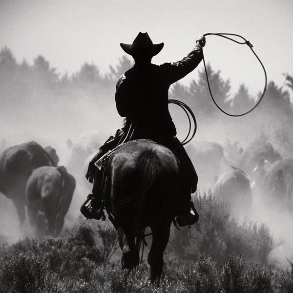 Black & White Photography: Roped by Danita Delimont