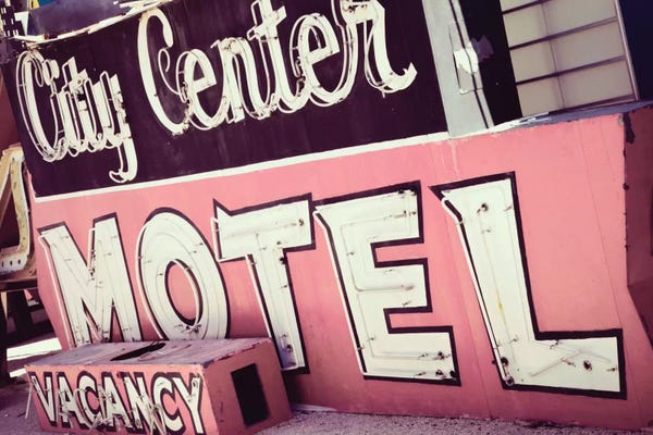 American Décor: City Center Motel by Danita Delimont