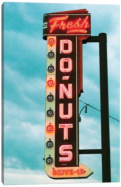 Fresh Donuts Canvas Art Print - Donut Art