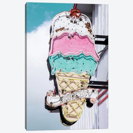 Retro Ice Cream Canvas Print #DEL58} by Danita Delimont Canvas Art