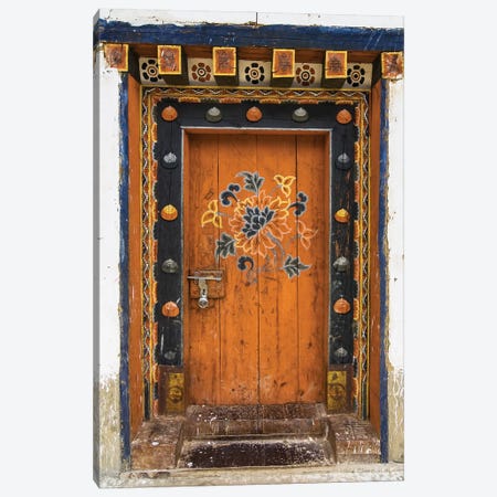 Bhutan Door Canvas Print #DEL90} by Danita Delimont Canvas Art