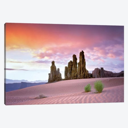 Desert Sunrise Canvas Print #DEN100} by Dennis Frates Art Print