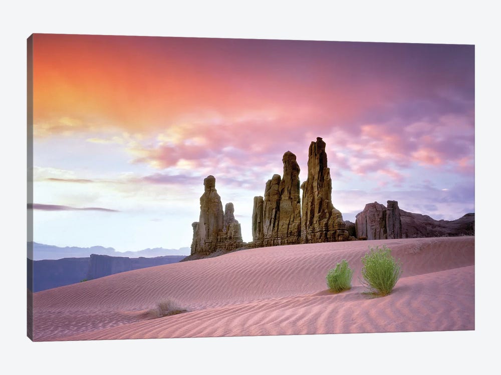 Desert Sunrise by Dennis Frates 1-piece Canvas Print