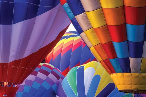 Hot Air Balloons: Blast Of Color by Dennis Frates