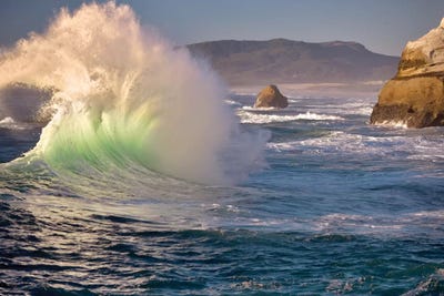 Dramatic Wave by Dennis Frates canvas print