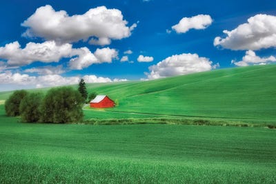 Spring Barn IV by Dennis Frates canvas print