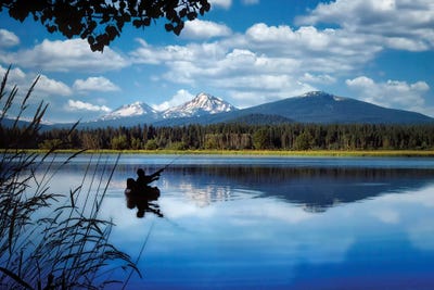 Fly Fishing by Dennis Frates canvas print