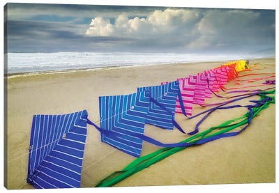 Beach Kite Canvas Art Print - Kites