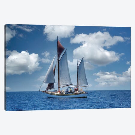 Sailing Canvas Print #DEN1050} by Dennis Frates Canvas Art