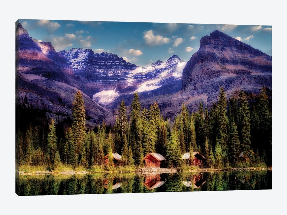Remote Cabins by Dennis Frates 1-piece Canvas Print