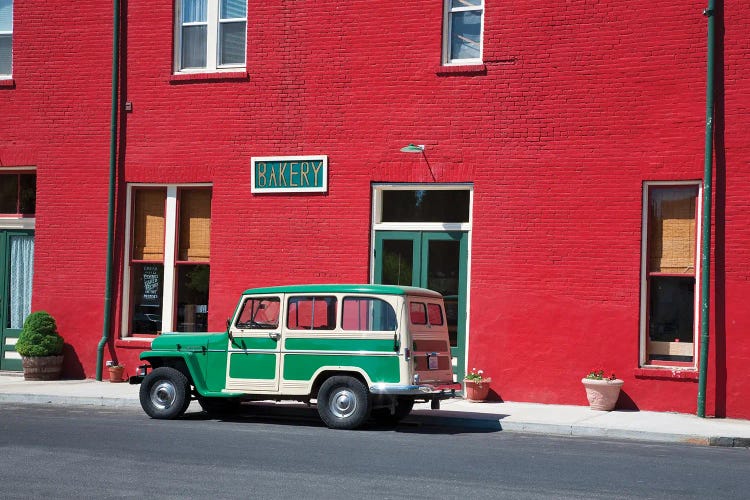 Antiques Storefront by Dennis Frates wall art