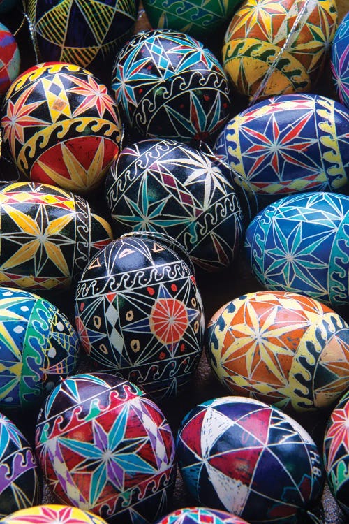 Colorful Eggs by Dennis Frates wall art