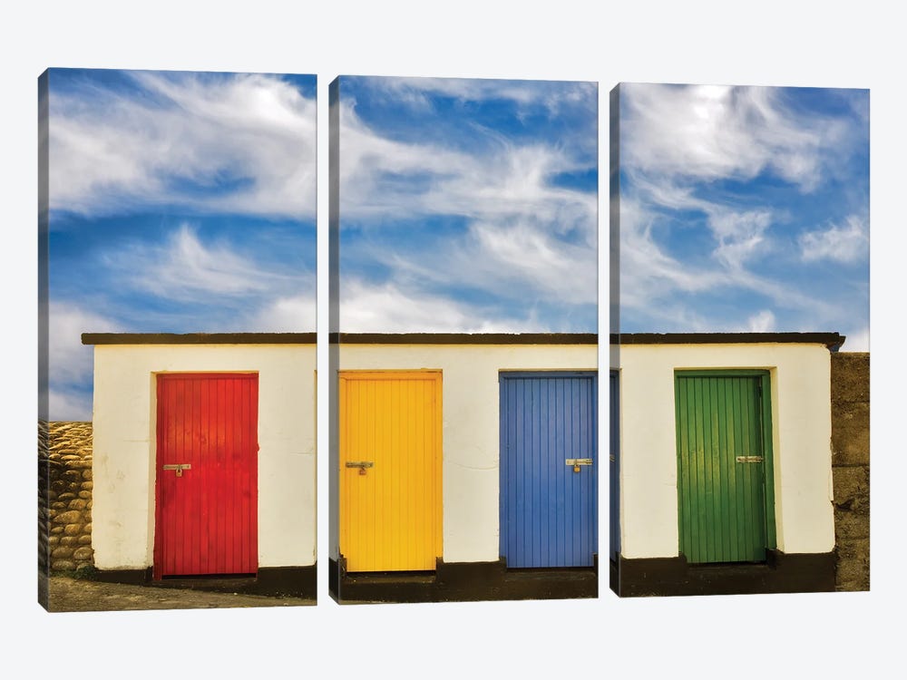 Colorful Doors by Dennis Frates 3-piece Art Print