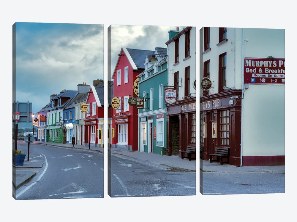 Irish Town by Dennis Frates 3-piece Canvas Art