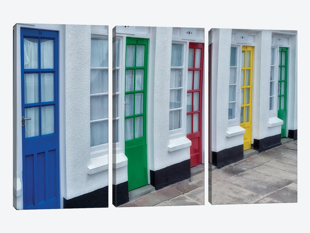 Colorful Doors IV by Dennis Frates 3-piece Art Print