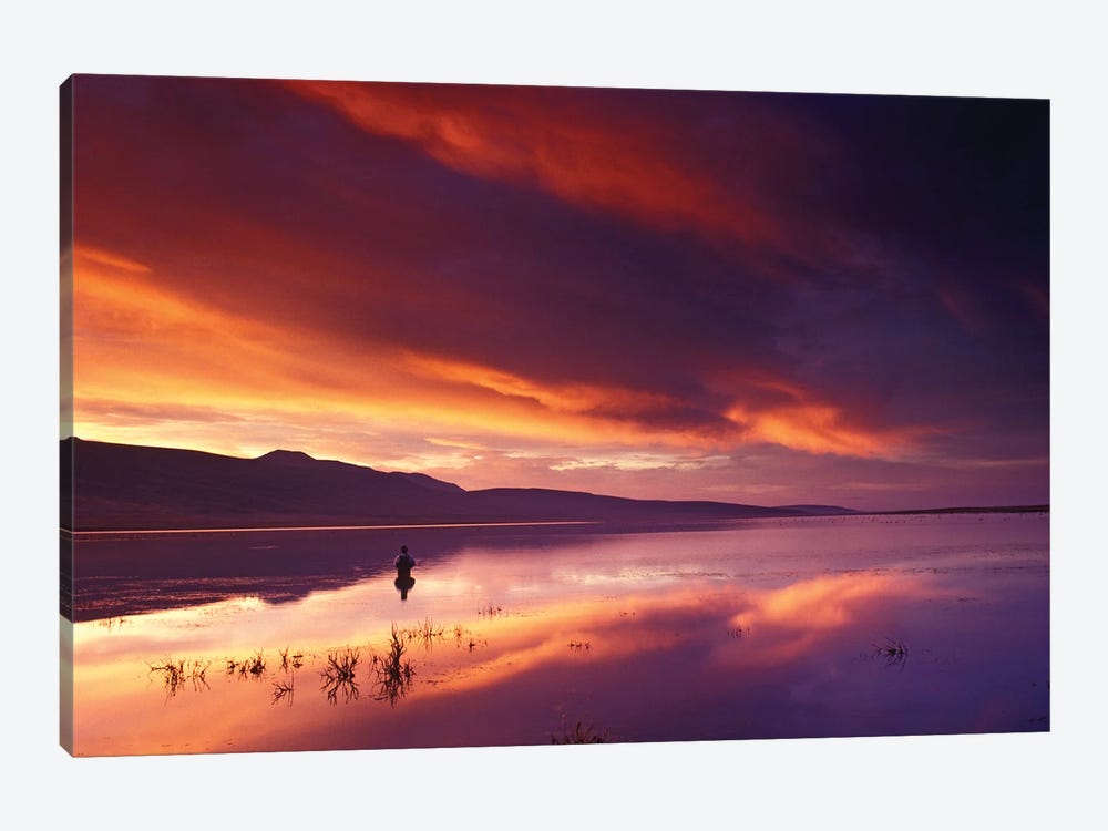 Fishing Sunrise by Dennis Frates 1-piece Canvas Wall Art
