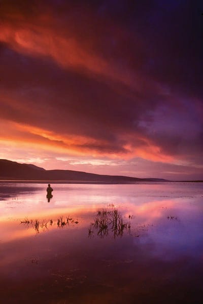 Fishing Sunrise II by Dennis Frates canvas print