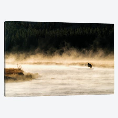First Morning Cast Canvas Print #DEN1122} by Dennis Frates Canvas Wall Art