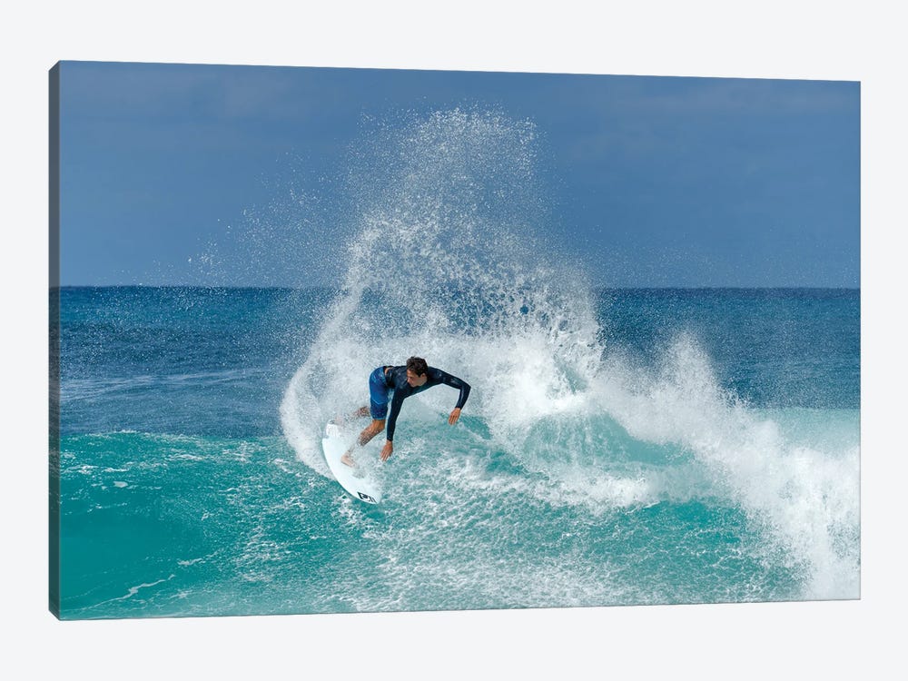 Surfing by Dennis Frates 1-piece Canvas Print