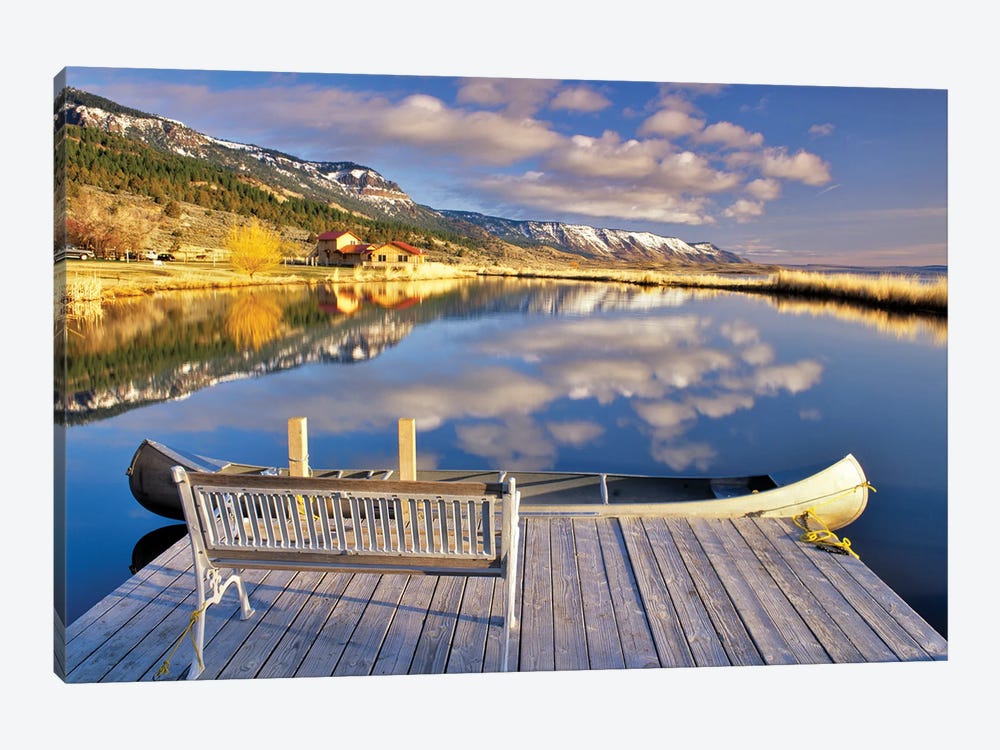 Placid Morning by Dennis Frates 1-piece Canvas Print