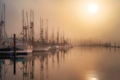Harbor Sunrise by Dennis Frates canvas print